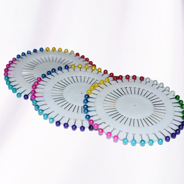 Multi color hijab pins wheel